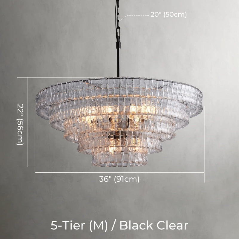 Juliet Multi-Tier Crystal Round Chandelier