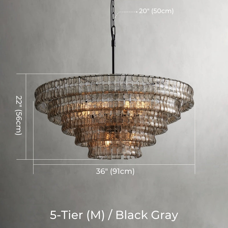 Juliet Multi-Tier Crystal Round Chandelier