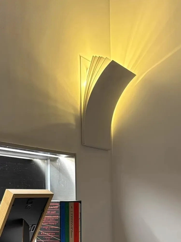 Brontë Open Book Wall Sconce