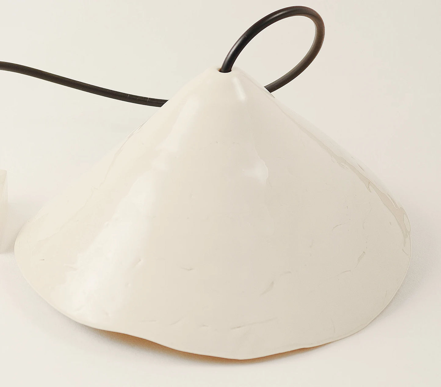 Rustic White Ceramic Pendant Light for Kitchen Island