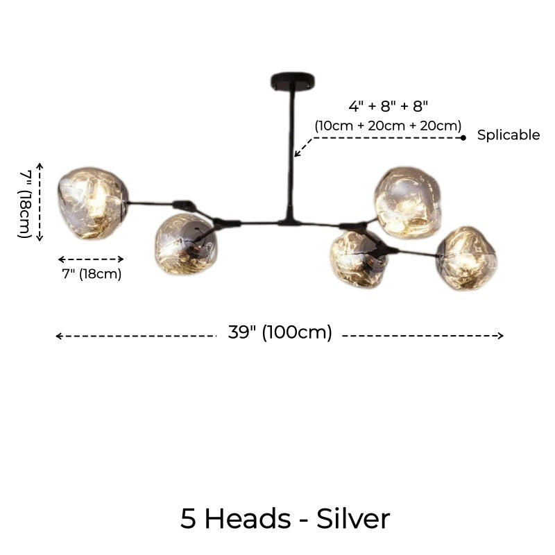 Branch Tambora Lava Chandelier