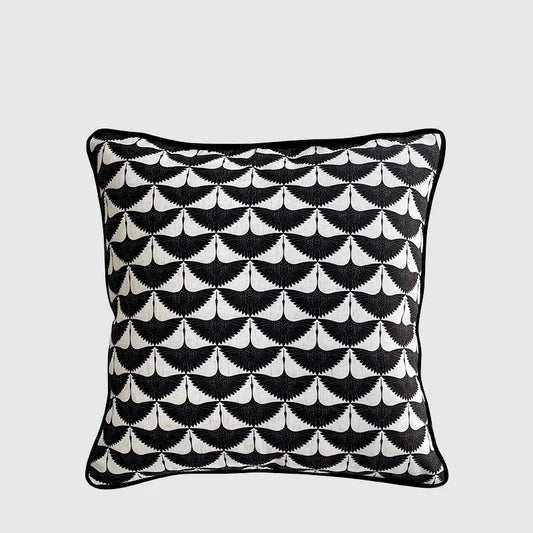 Taie d'oreiller à motif grue vintage