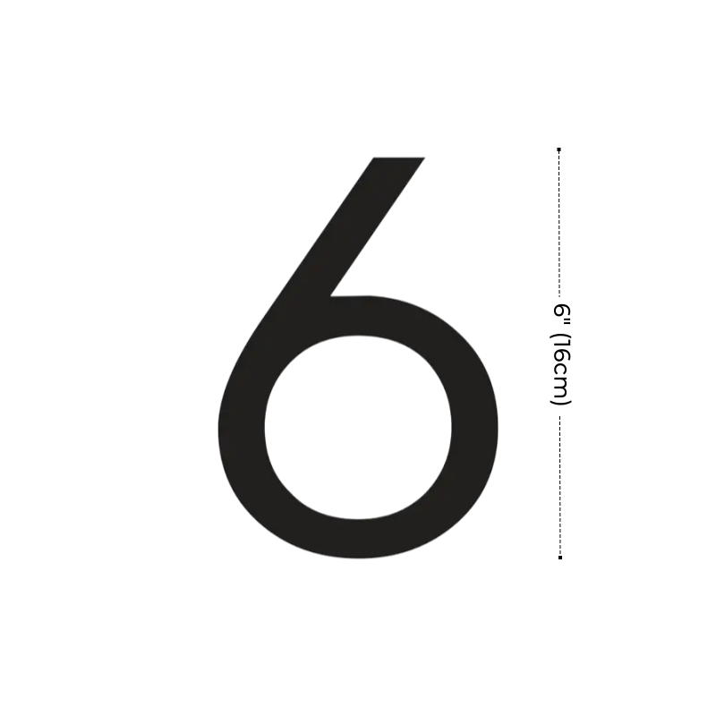 Modern Residential LED House Number Light, Outdoor & Waterproof