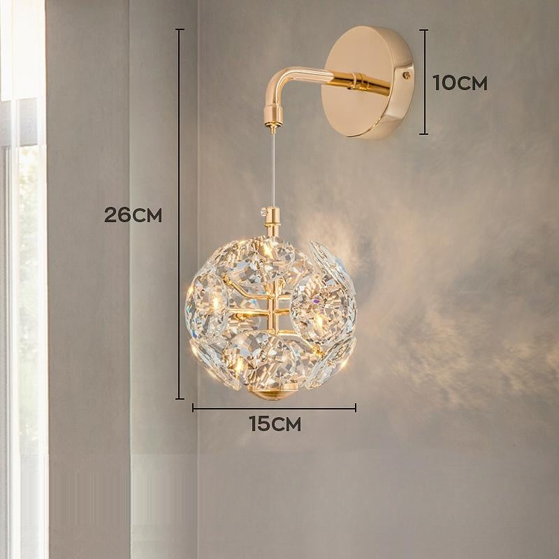 Brilliant Crystal Pendant Light & Wall Lamp