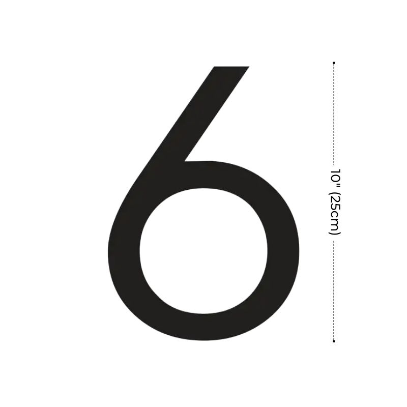 Modern Residential LED House Number Light, Outdoor & Waterproof