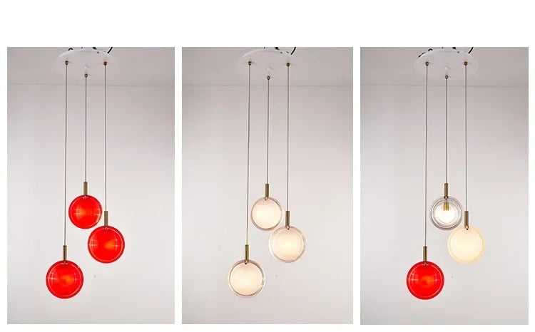 Nordic Acrylic Staircase Cluster Pendant Light