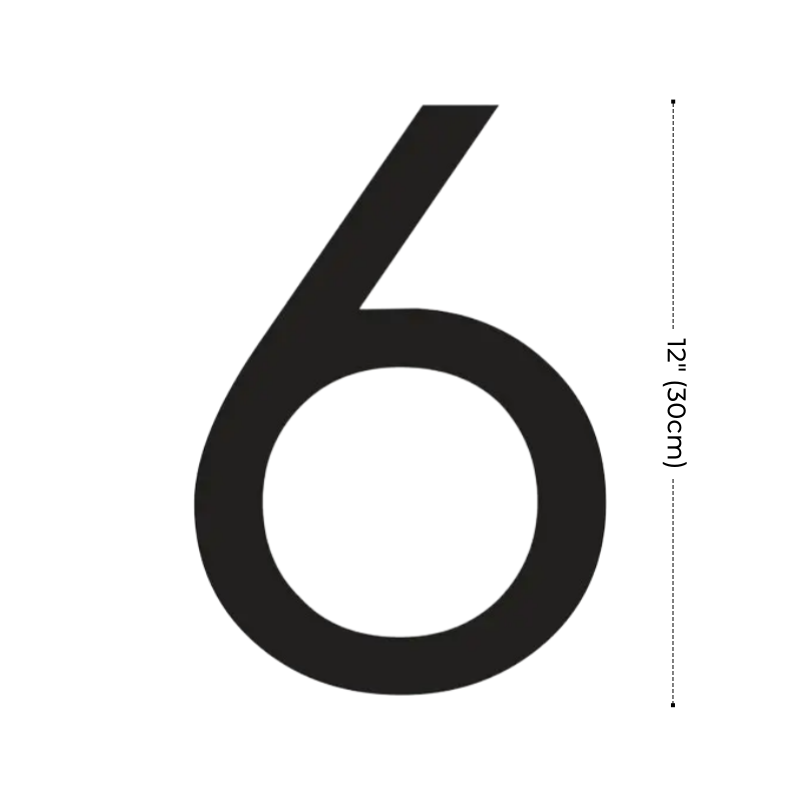 Modern Residential LED House Number Light, Outdoor & Waterproof