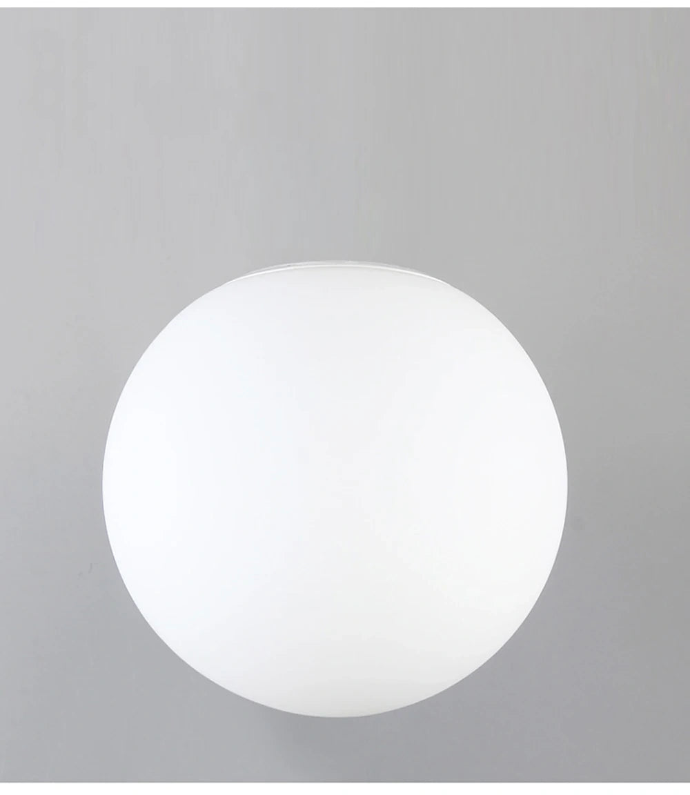 Selene Frosted Glass Globe Wall Sconce