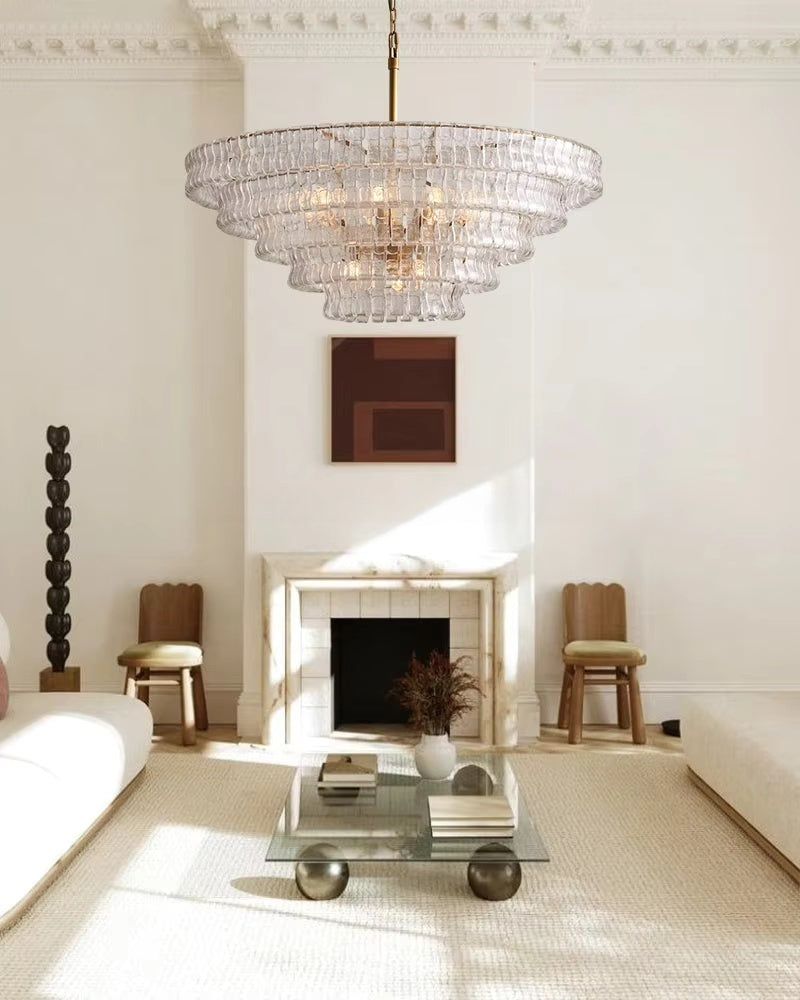 Juliet Multi-Tier Crystal Round Chandelier