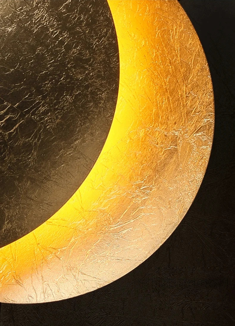 Moon Phase Metal Wall Lamp