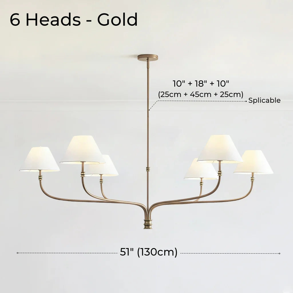 Collins Modern Metal Chandelier