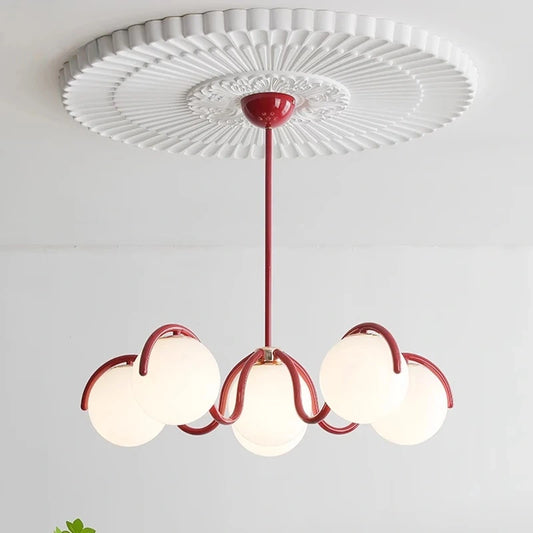 Colette 6-Globe Glass Pendant Light