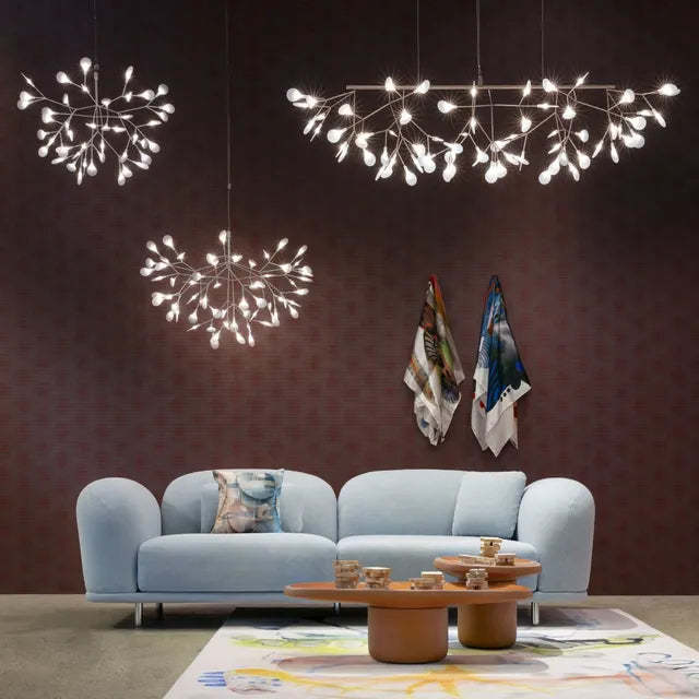 Heracleum Rose Gold Branch Chandelier