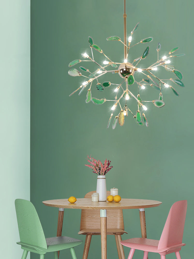 Heracleum Colorful Agate Branch Chandelier