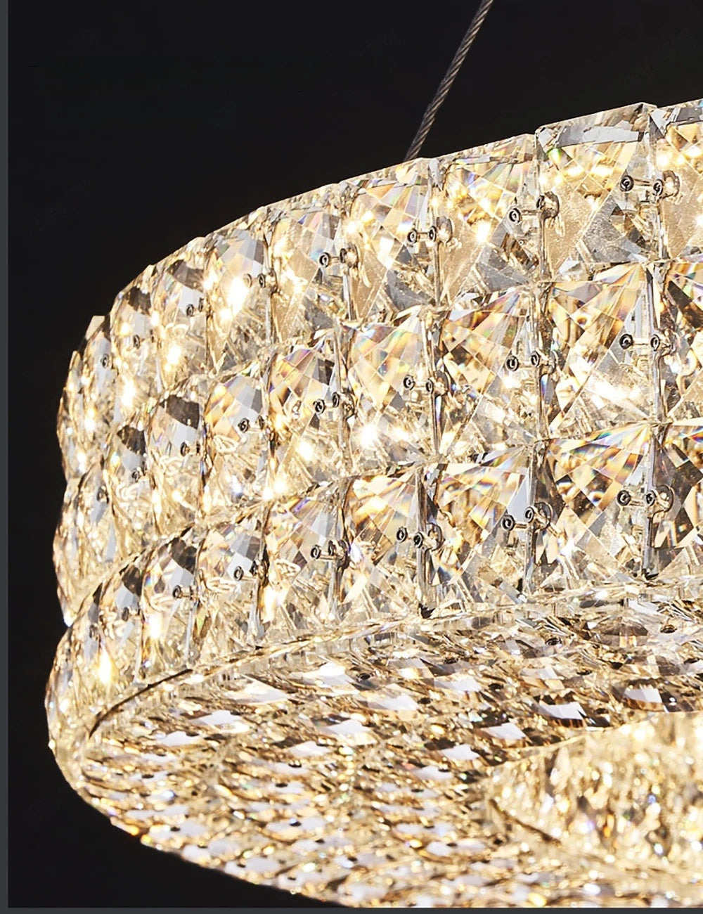 Cassia Ring Crystal Chandelier