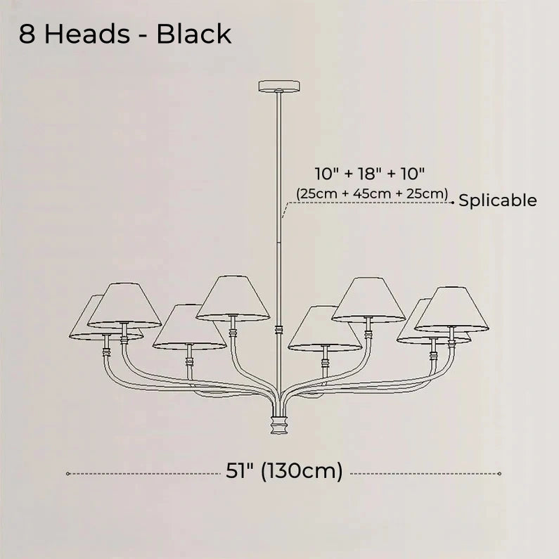 Collins Modern Metal Chandelier