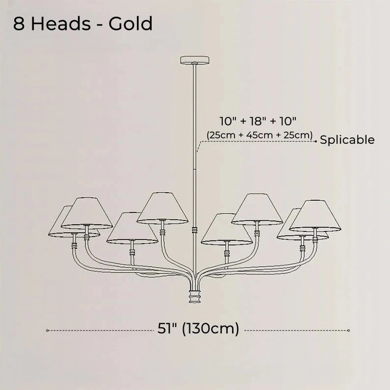 Collins Modern Metal Chandelier