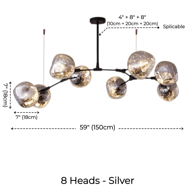 Branch Tambora Lava Chandelier