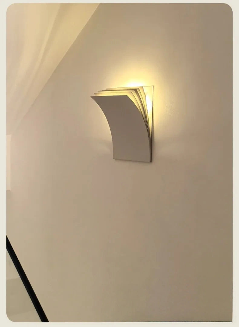 Brontë Open Book Wall Sconce
