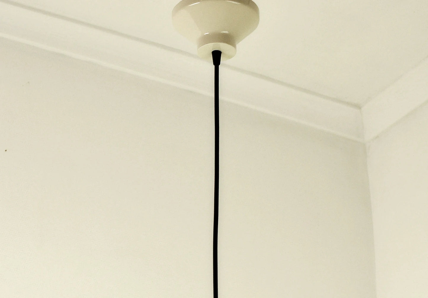 Rustic White Ceramic Pendant Light – Organic Modern Style