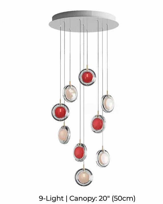Nordic Acrylic Staircase Cluster Pendant Light