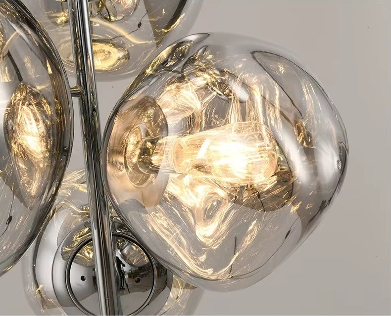 Tambora Lava Floor Lamp with Low-Profile Tripod Base