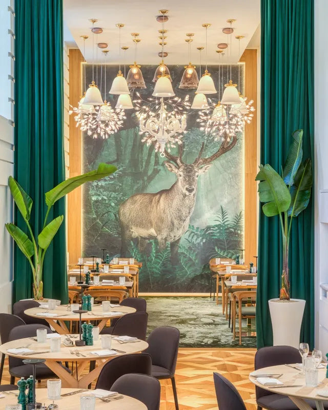 Heracleum Rose Gold Branch Chandelier