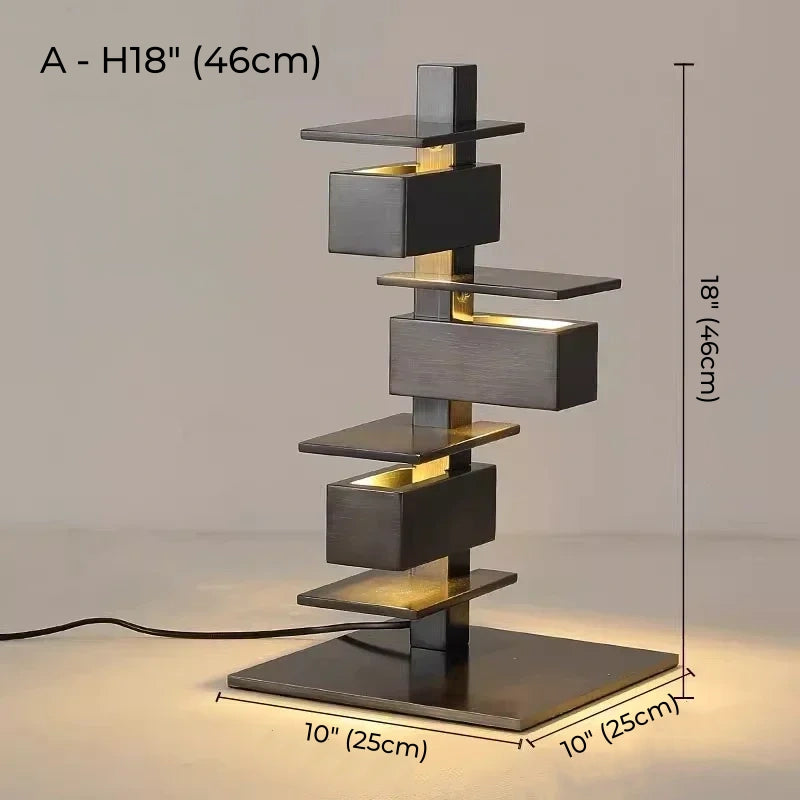 Atelier Tower Staggered Shelf Floor Lamp