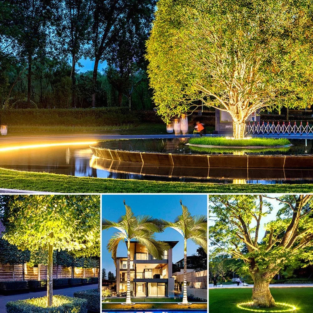 Solar LED Halo Tree Uplight