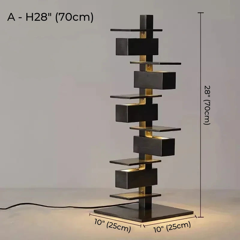 Atelier Tower Staggered Shelf Floor Lamp