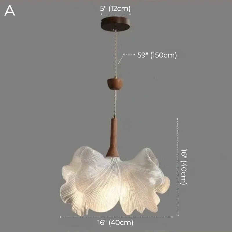 Evania Floral Pendant Light