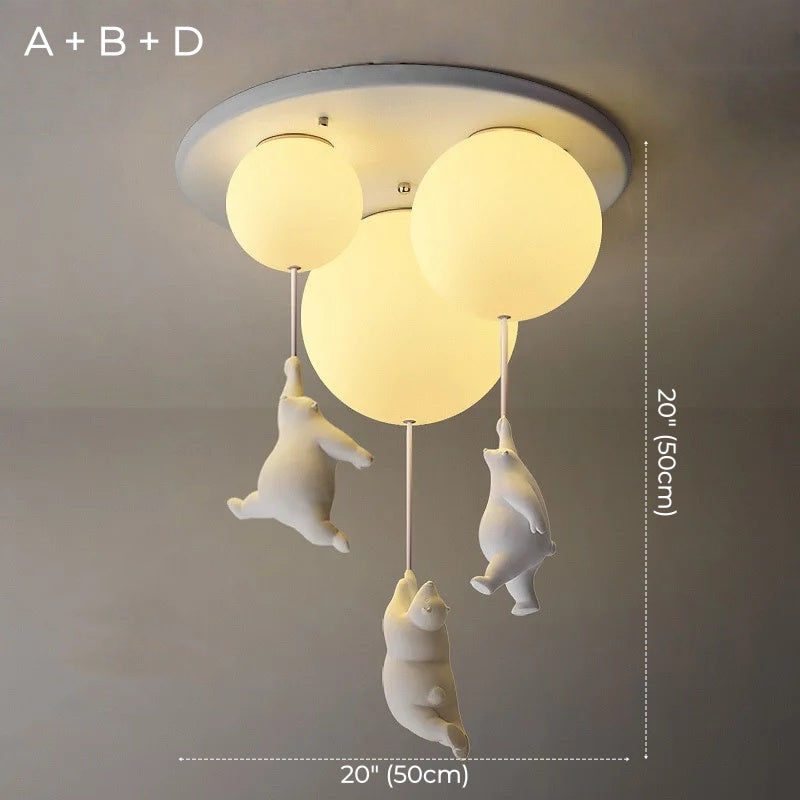 Abat-jour ballon animal pour enfants