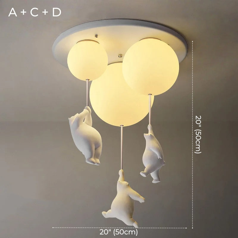 Abat-jour ballon animal pour enfants