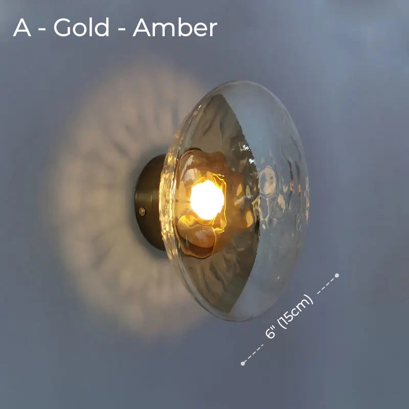 Elio Glass & Metal Wall Lamp Collection