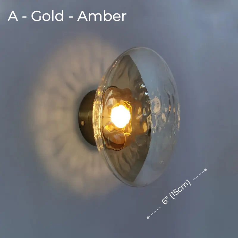 Elio Glass & Metal Wall Lamp Collection