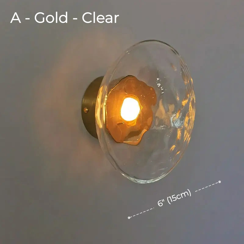 Elio Glass & Metal Wall Lamp Collection