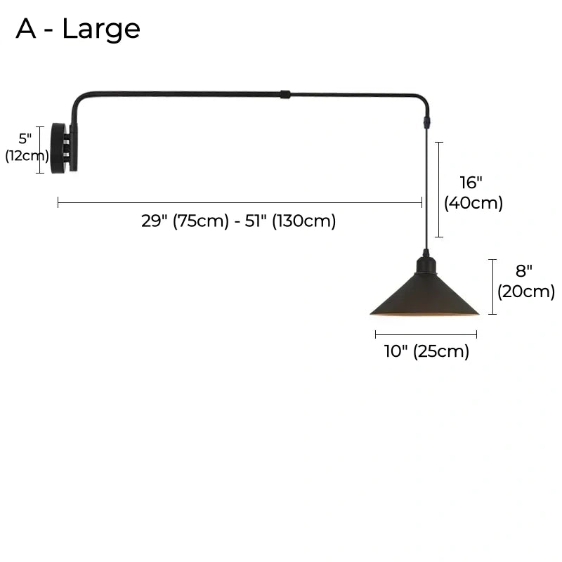 Axel Adjustable Telescopic Wall Sconce