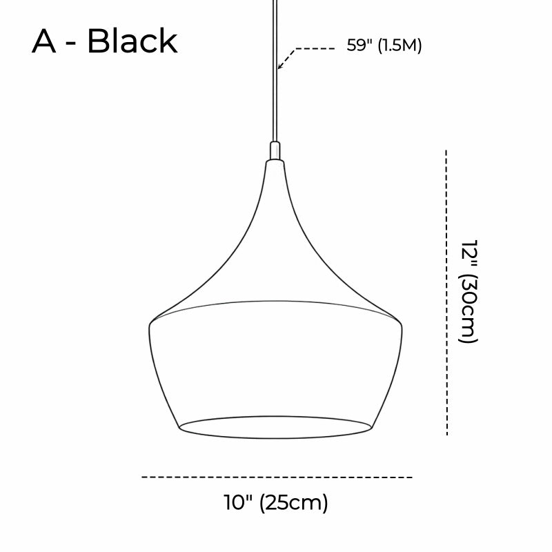Alpine Metal Pendant Light
