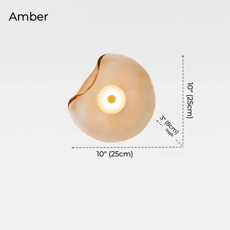 Liora Irregular Glass Wall Sconce