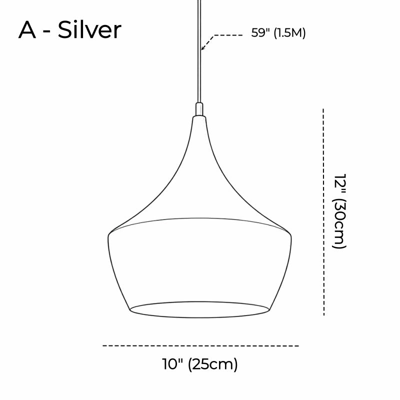Alpine Metal Pendant Light