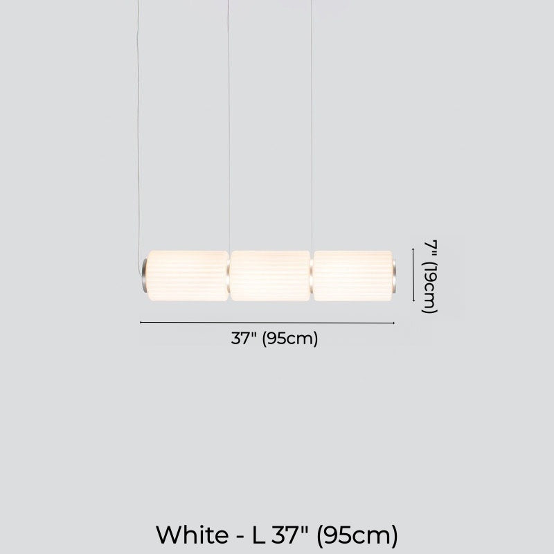 Mallory Column Glass Horizontal Pendant Light