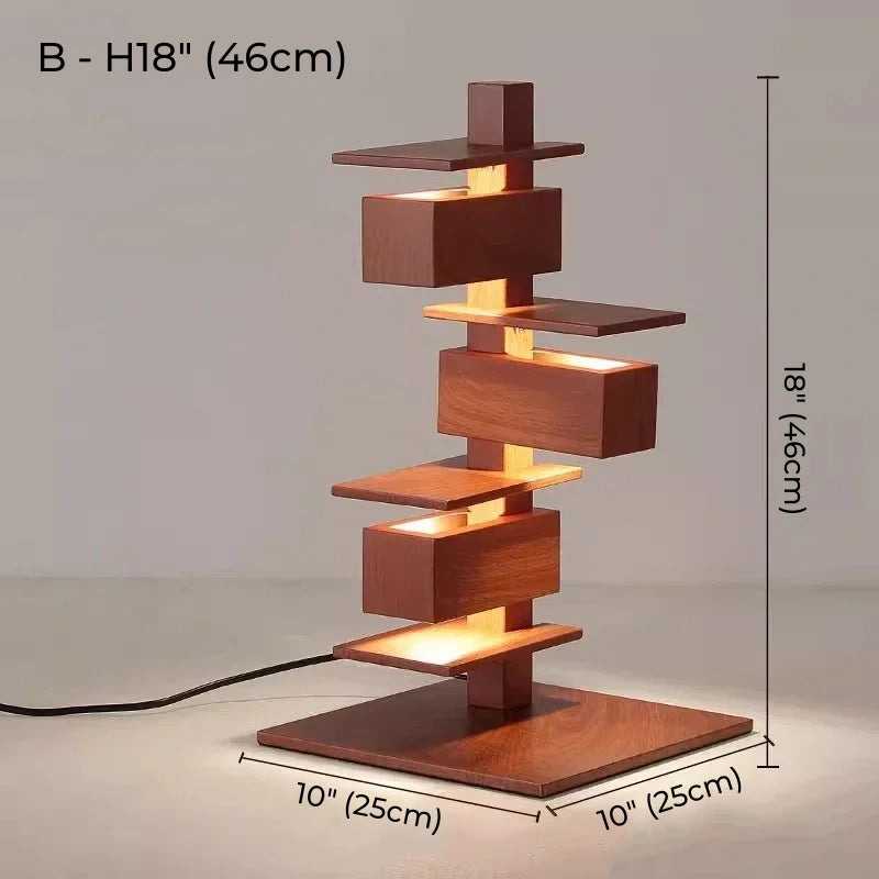 Atelier Tower Staggered Shelf Floor Lamp