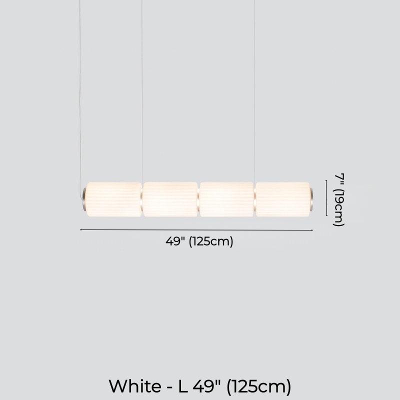 Mallory Column Glass Horizontal Pendant Light