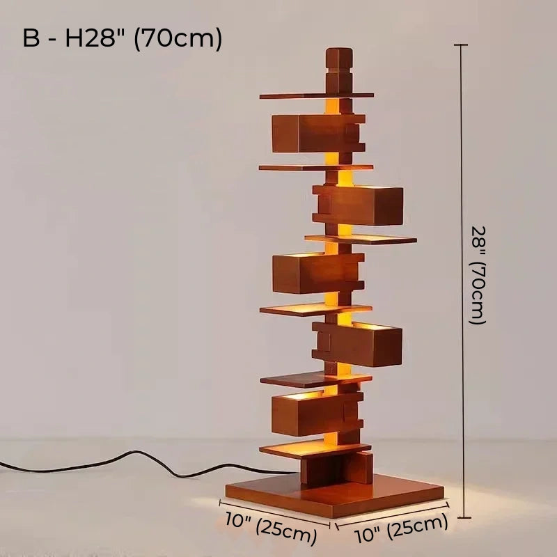 Atelier Tower Staggered Shelf Floor Lamp