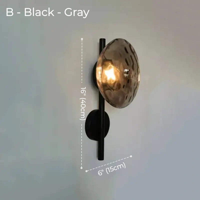 Elio Glass & Metal Wall Lamp Collection