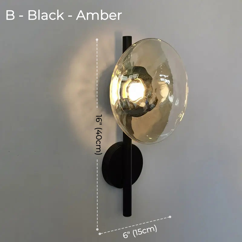 Elio Glass & Metal Wall Lamp Collection