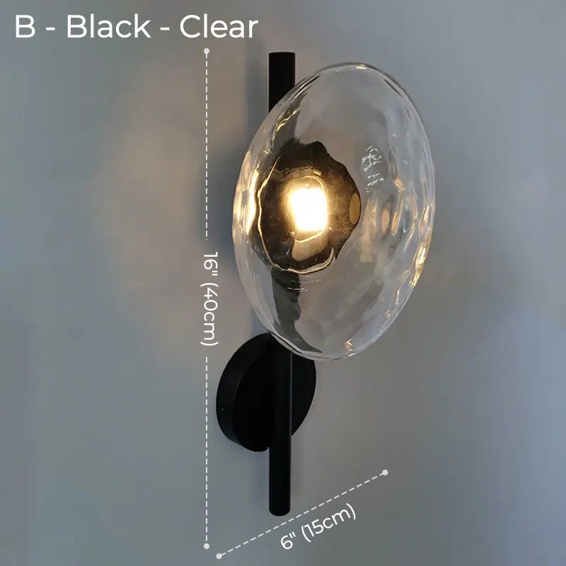 Elio Glass & Metal Wall Lamp Collection