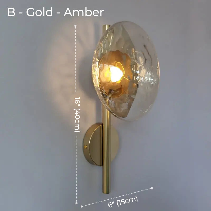 Elio Glass & Metal Wall Lamp Collection