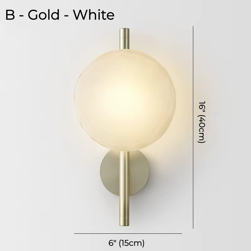 Elio Glass & Metal Wall Lamp Collection
