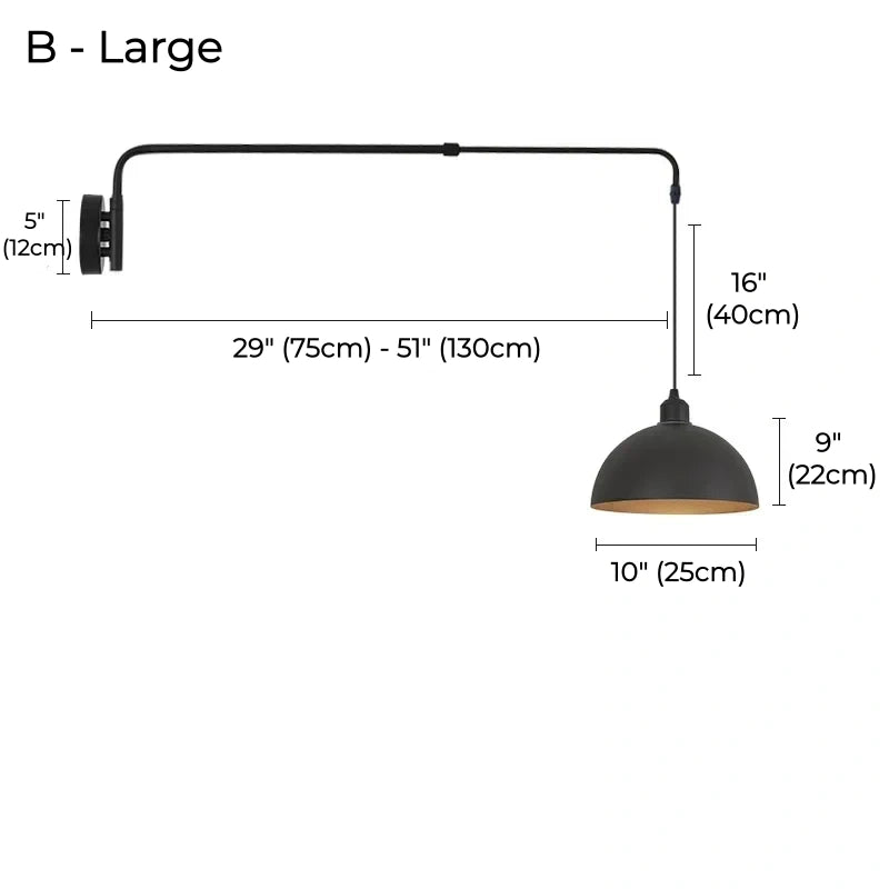 Axel Adjustable Telescopic Wall Sconce